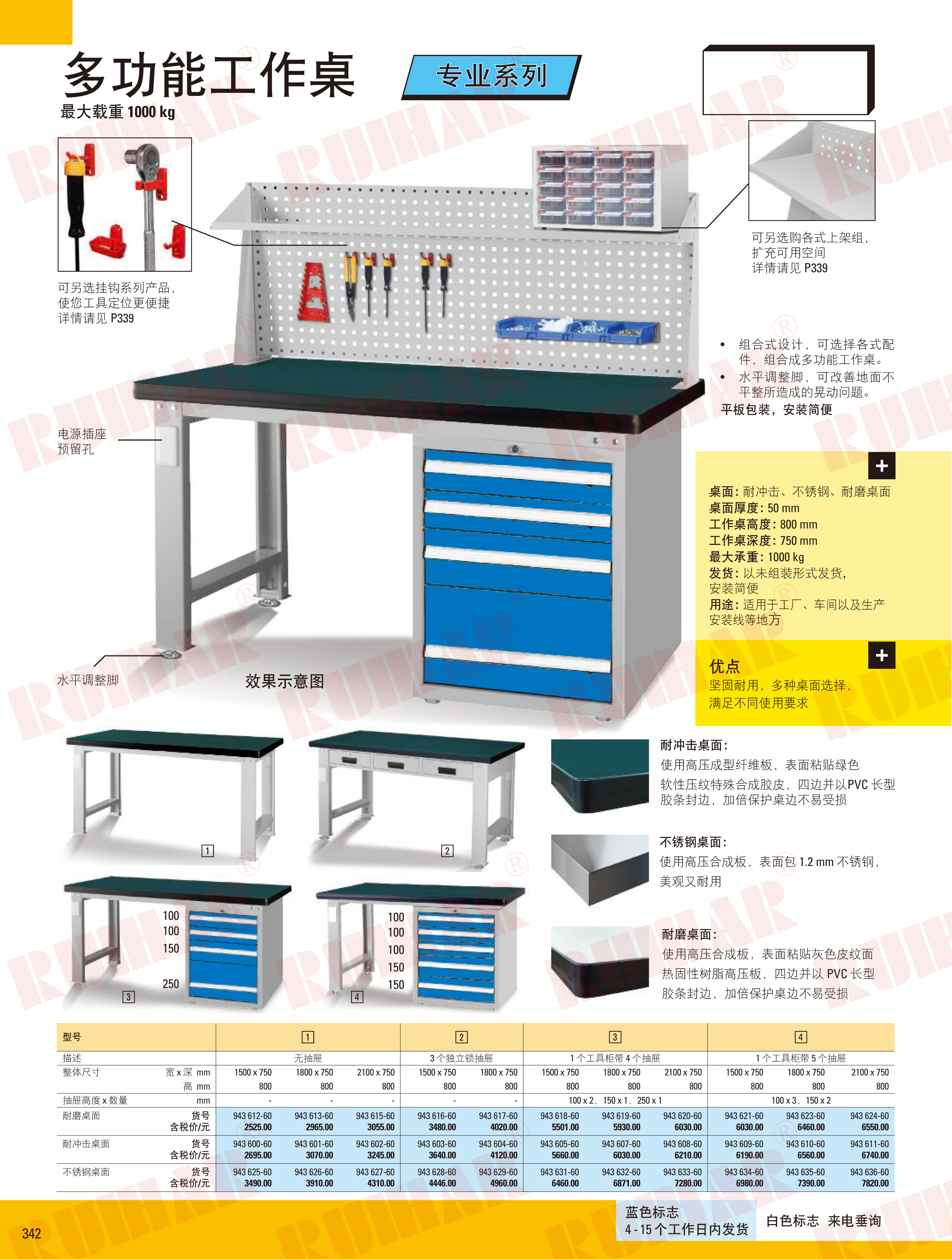 多功能工作桌