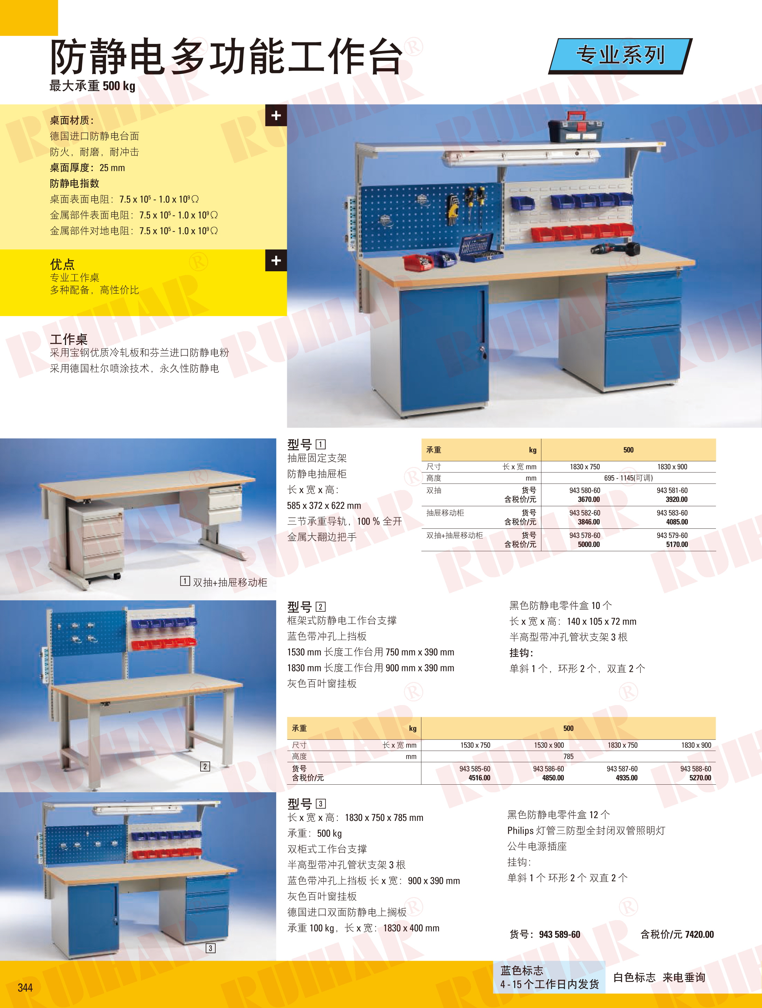 防靜電多功能工作臺(tái)